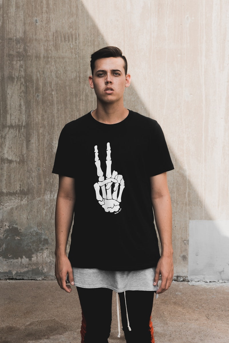 Cotton Crew Tee flat lay