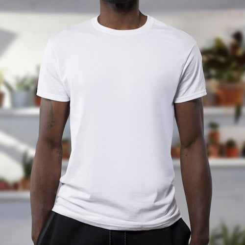 Heavyweight Cotton Crew Tee white black grey