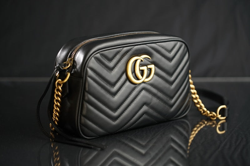 Mini Vegan Leather Crossbody Bag black